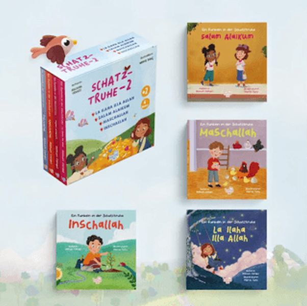 Schatz-Truhe 2 / Almanca Hazine Sandığı 2 (4 Kitap)-zoom-