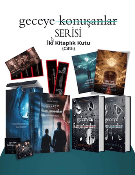 Geceye Konuşanlar - İki Kitaplık Kutu (Ciltli)-zoom-