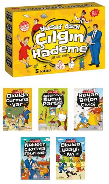 Çılgın Hademe Seti (5 Kitap-Soru Kitapçığı)-zoom-
