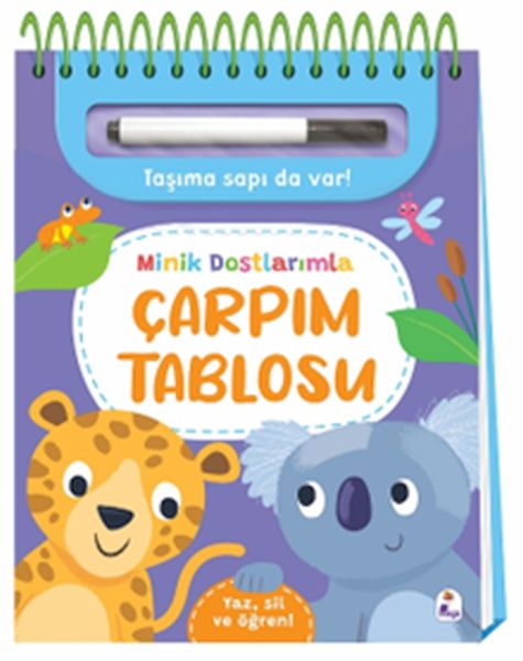 Minik Dostlarımla Çarpım Tablosu – Yaz, Sil ve Öğren-zoom-