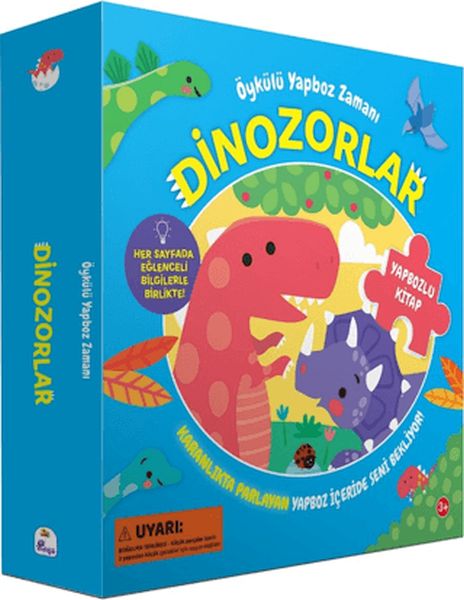 Öykülü Yapboz Zamanı - Dinozorlar-zoom-