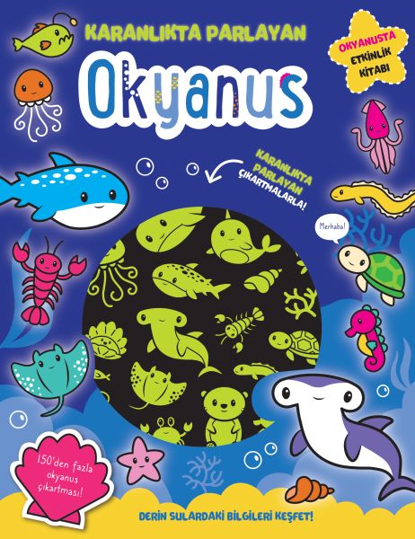 Karanlıkta Parlayan Kitaplar - Okyanus (Parlayan Çıkartmalar)