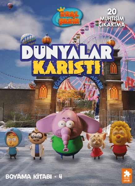 Dünyalar Karıştı Boyama Kitabı - 4-zoom-