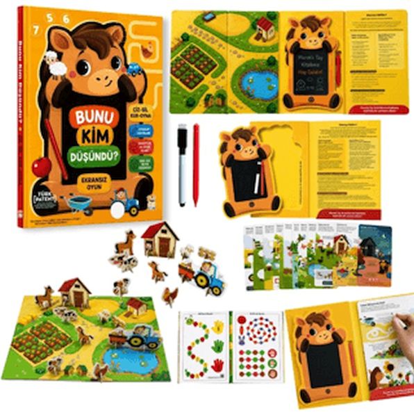 Bunu Kim Düşündü? Tabletli - Maketli Etkinlik Kitabı-zoom-
