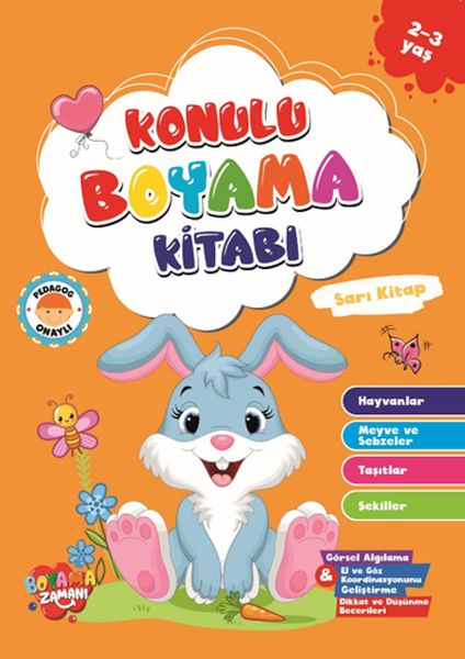 Konulu Boyama - Sarı Kitap(2-3 Yaş)-zoom-
