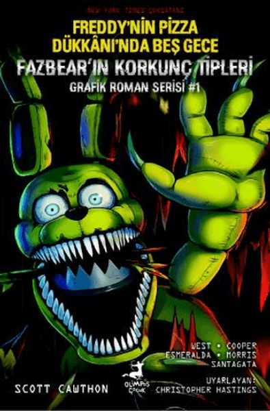 Freddy’nin Pizza Dükkanı’nda Beş Gece: Fazbear’ın Korkunç Tipleri Grafik Roman Serisi #1-zoom-
