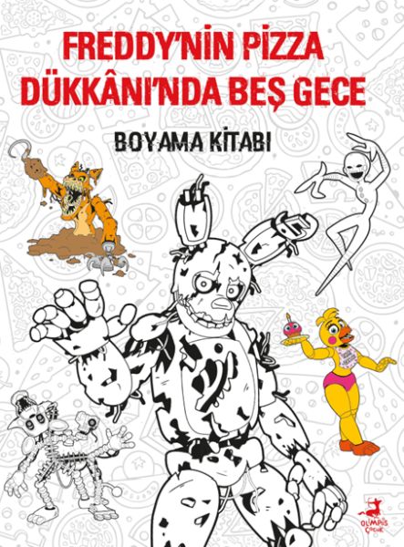 Freddy’nin Pizza Dükkânı’Nda Beş Gece : Boyama Kitabı-zoom-