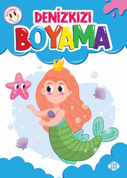 Sevimli Denizkızı Boyama-zoom-