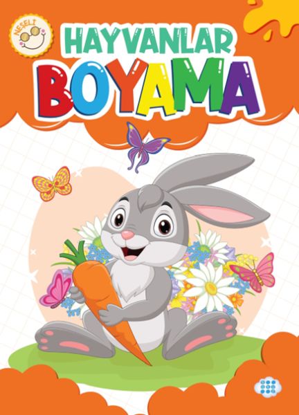 Neşeli Hayvanlar Boyama-zoom-