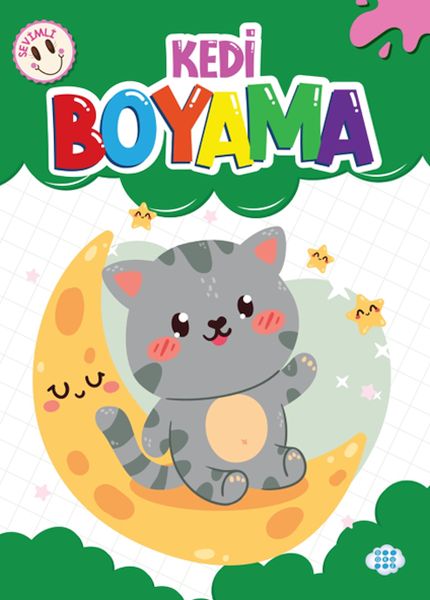 Sevimli Kedi Boyama-zoom-