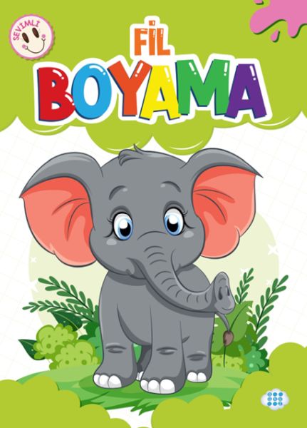 Sevimli Fil Boyama-zoom-