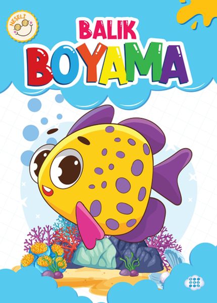 Neşeli Balık Boyama-zoom-