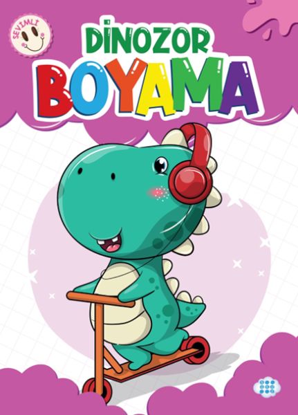 Sevimli Dinozor Boyama-zoom-