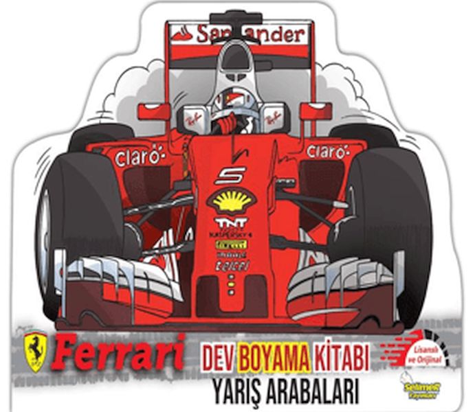 Ferrari Dev Boyama Yarış Arabaları-zoom-