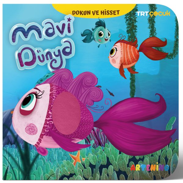 Mavi Dünya - Trt Çocuk Dokun ve Hisset Kitap-zoom-