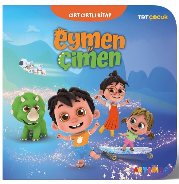 Eymen ile Çimen - Trt Çocuk Cırt Cırtlı Kitap-zoom-
