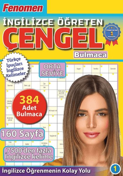 Fenomen İngilizce Öğreten Çengel Bulmaca Orta Seviye-1-zoom-