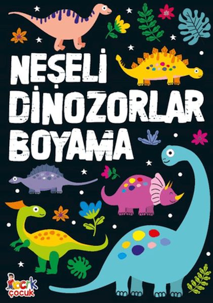 Neşeli Dinozorlar Boyama-zoom-