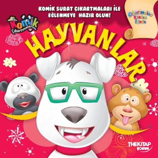 Komik Çıkartmalarım Hayvanlar-zoom-