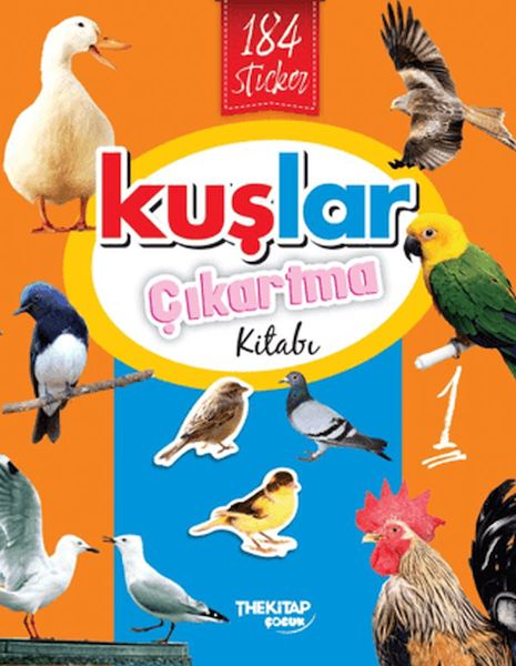 Kuşlar Çıkartma Kitabı - 1-zoom-