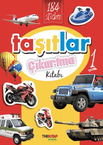 Taşıtlar Çıkartma Kitabı - 1-zoom-