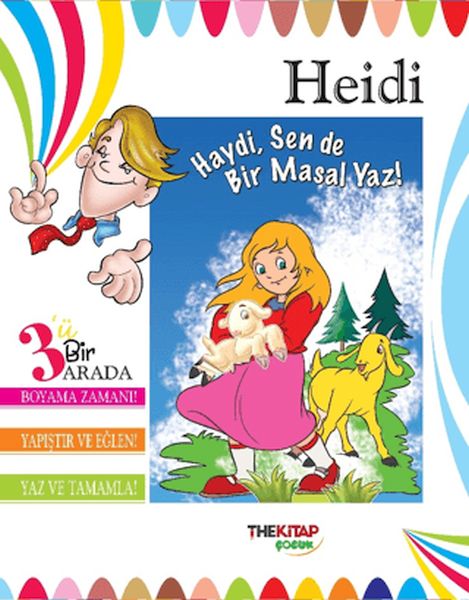 Heidi (Üçü Bir Arada Etkinlik Kitabı)-zoom-