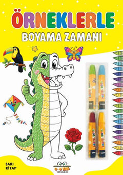 Örneklerle Boyama Zamanı - Sarı Kitap
