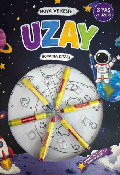 Boya Keşfet- Uzay Boyama Kitabı-zoom-