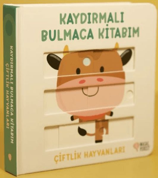 Kaydırmalı Bulmaca Kitabım - Çiftlik Hayvanlar-zoom-