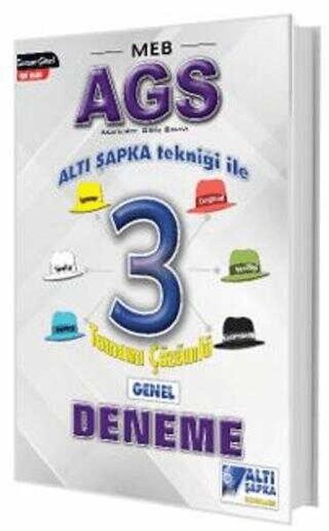 Altı Şapka Yayınları MEB-AGS Altı Şapka 3 Çözümlü Deneme-zoom-