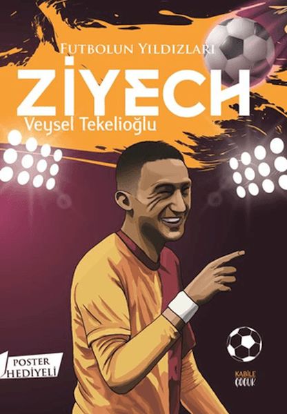 Futbolun Yıldızları Ziyech (Poster Hediyeli)-zoom-