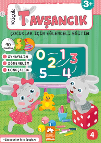 Küçük Tavşancık Serisi 4 - Küçük Tavşancık Çocuklar İçin Eğlenceli Eğitim