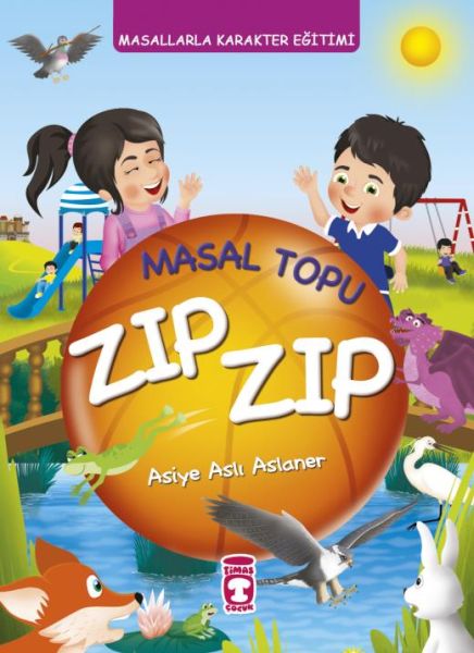 Masal Topu Zıp Zıp - Masallarla Karakter Eğitimi (Fleksi Cilt)-zoom-