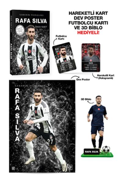 Rafa Silva - Sahanın Yıldızları - 3D Biblo Hediyeli!-zoom-