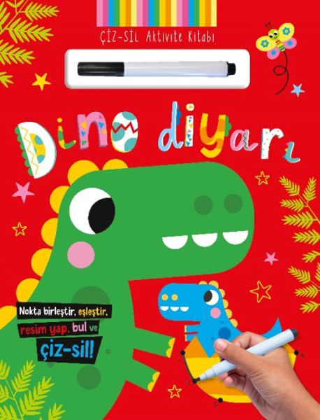 Çiz – Sil Aktivite Kitabı Dino Diyarı-zoom-