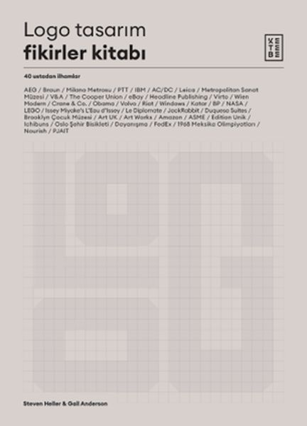 Logo Tasarım Fikirler Kitabı - 40 Ustadan İlhamlar-zoom-