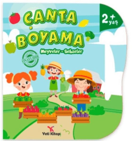 Çanta Boyama : Meyveler, Sebzeler-zoom-