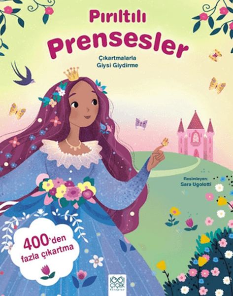 Pırıltılı Prensesler – Çıkartmalarla Giysi Giydirme-zoom-