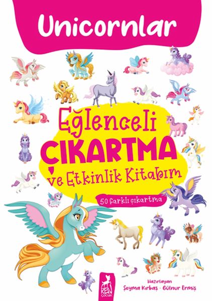 Eğlenceli Çıkartma ve Etkinlik Kitabım - Unicornlar-zoom-