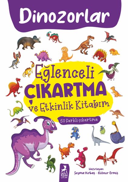 Eğlenceli Çıkartma ve Etkinlik Kitabım - Dinazorlar-zoom-