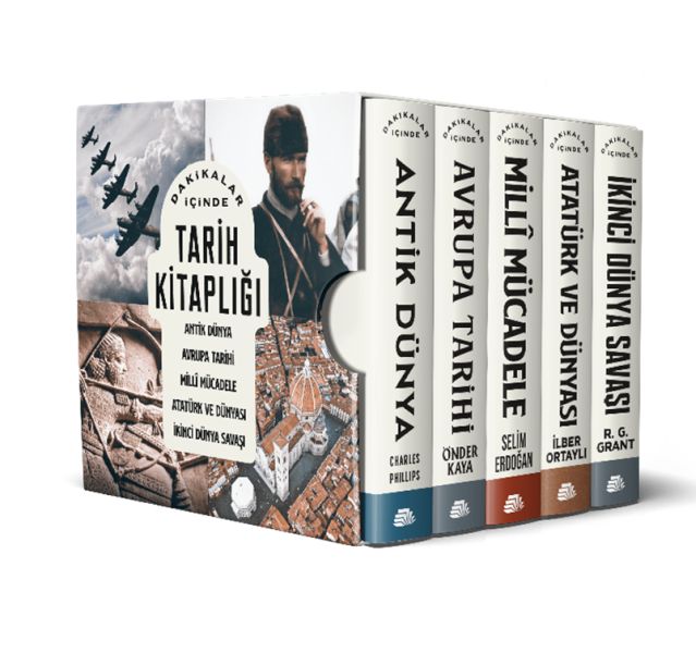 Dakikalar İçinde Tarih Kitaplığı (5 Kitap)-zoom-