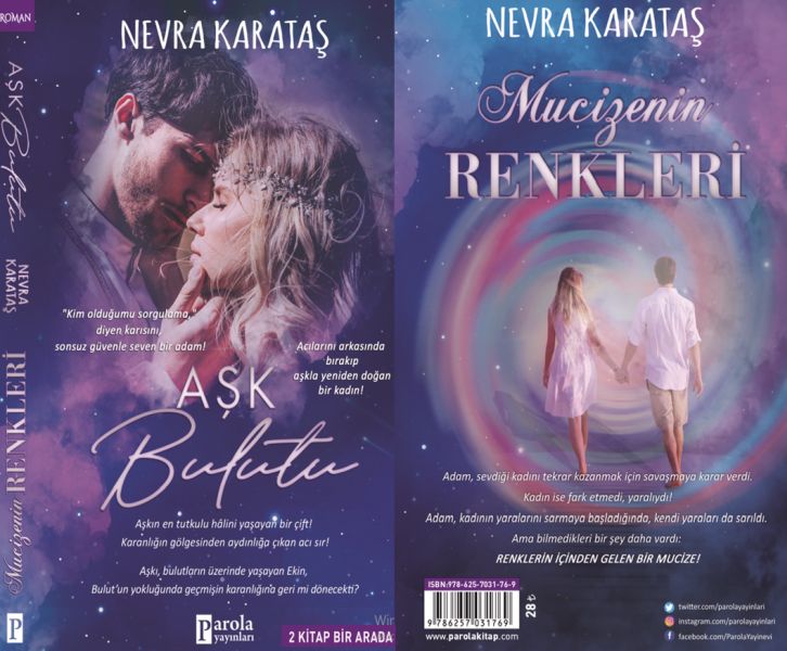 Aşk Bulutu - Mucizenin Renkleri (2 Kitap Bir Arada)-zoom-