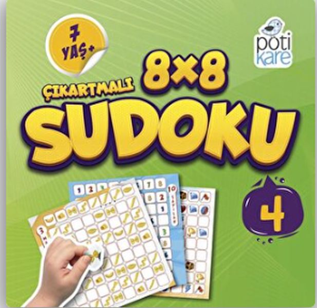 8X8 Çıkartmalı Sudoku 7+ (4)-zoom-