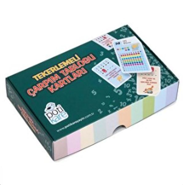 Tekerlemeli Çarpım Tablosu Kartları-zoom-