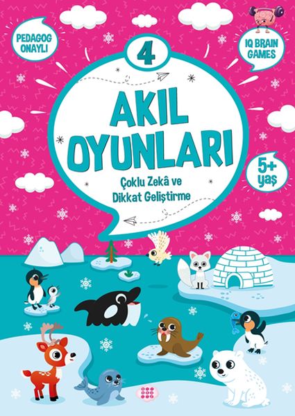 Akıl Oyunları 4 (5+ Yaş) - Çoklu Zeka ve Dikkat Geliştirme-zoom-