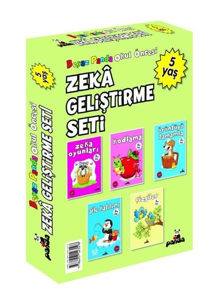 5 Yaş Zeka Geliştirme Seti - 5 Kitap Takım-zoom-
