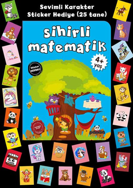 Stickerlı 4+ Yaş Sihirli Matematik-zoom-