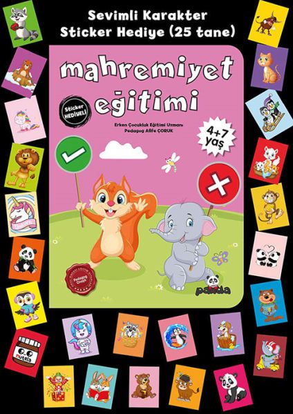 Stickerlı 4+7 Yaş Mahremiyet Eğitimi-zoom-