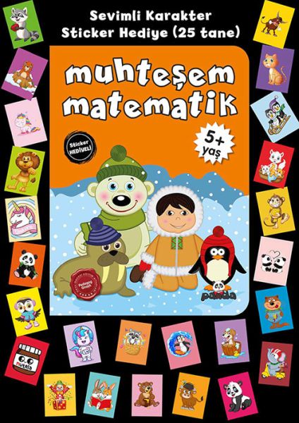 Stickerlı 5+ Yaş Muhteşem Matematik-zoom-
