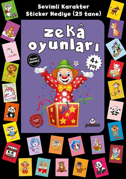 Stickerlı 4+ Yaş Zekâ Oyunları-zoom-